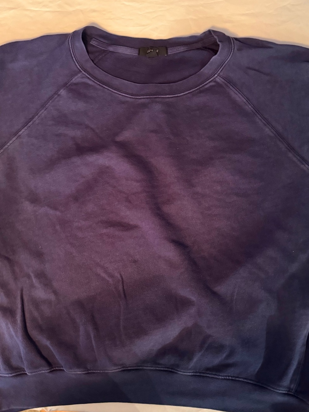 J. Crew Deep Indigo Crewneck Sweatshirt